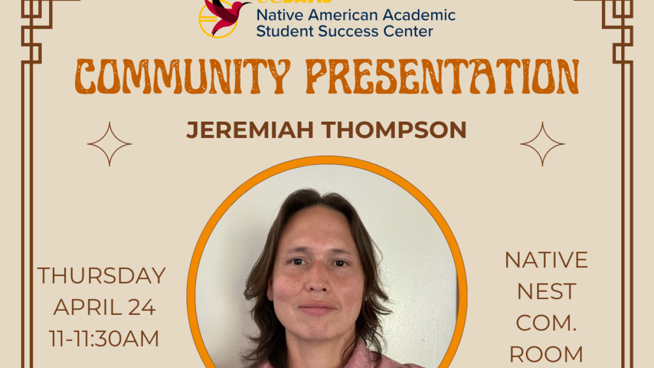 Flyer for Community Presentation