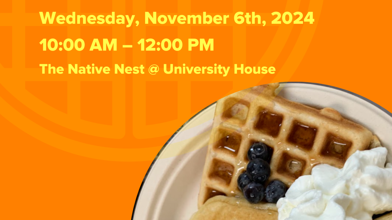Flier for Waffle Wednesday
