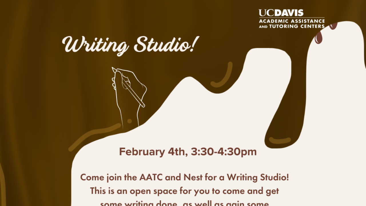 Flier for Writing Studio